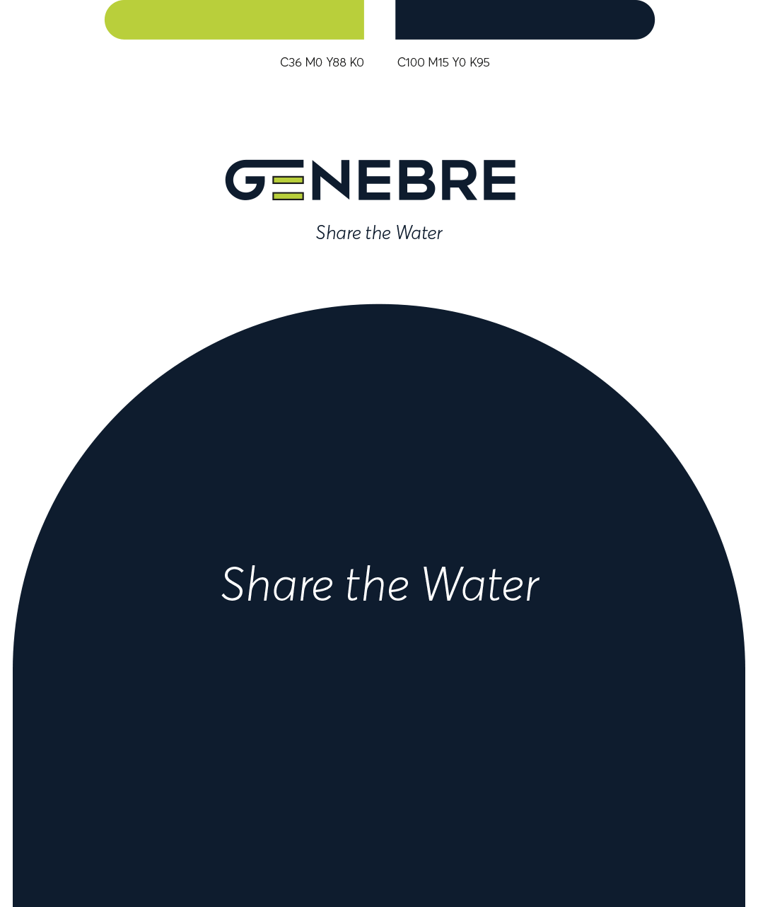 share the water